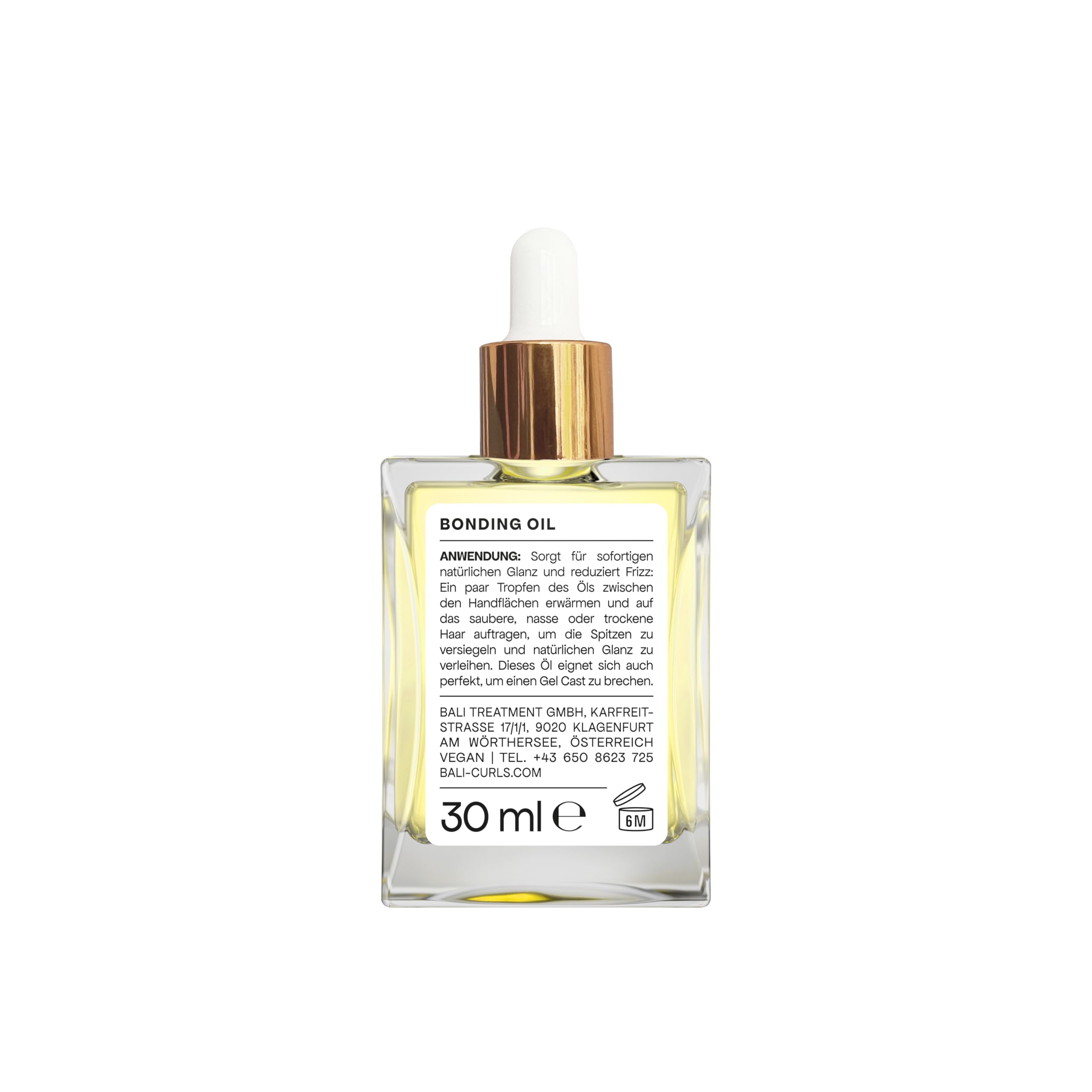 BALI CURLS Bonding Oil 30 ml - Aceite hidratante ligero sin siliconas para cabello rizado