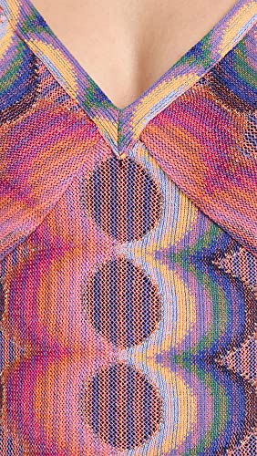 Ramy Brook Women's Genevieve Dress, Multi Wavey Knit, 14 #TOP5