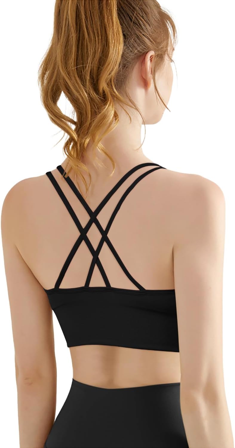 Unleash Your Potential: VEQKING Strappy Sports Bra Review & Recommendations