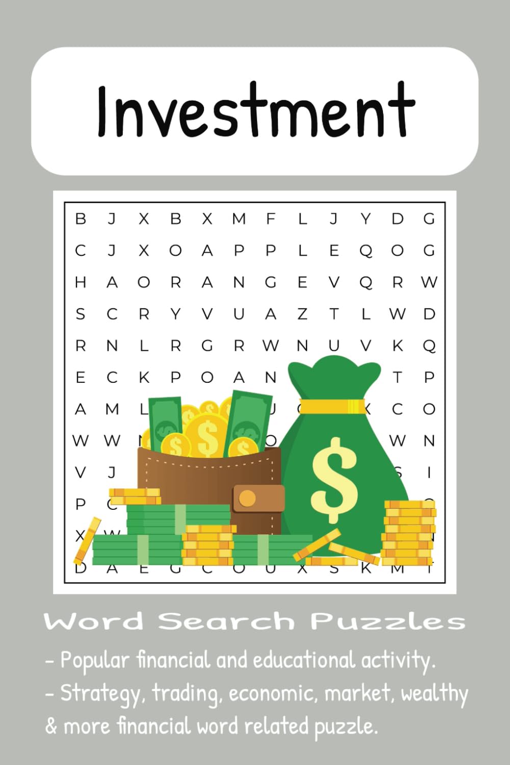 Investment Word Search Puzzle Book: Learn investment term while play