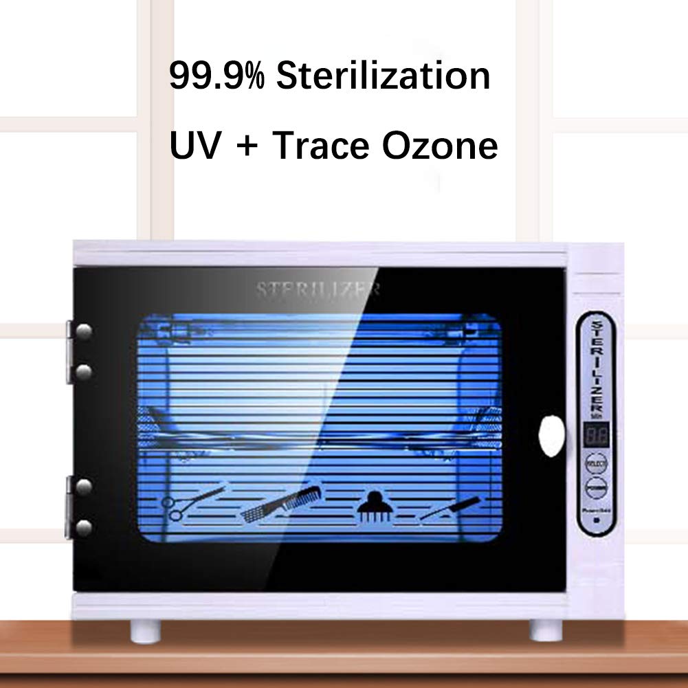 UV-Sterilisatorschrank, Maniküre Werkzeuge UV Desinfektionsbox mit Timer, Handtuch Aufbewahrungskoffer Organizer Schrank, Scheren Nagel Werkzeuge Sterilisator Ausrüstung für Beauty Hotel Salon,A