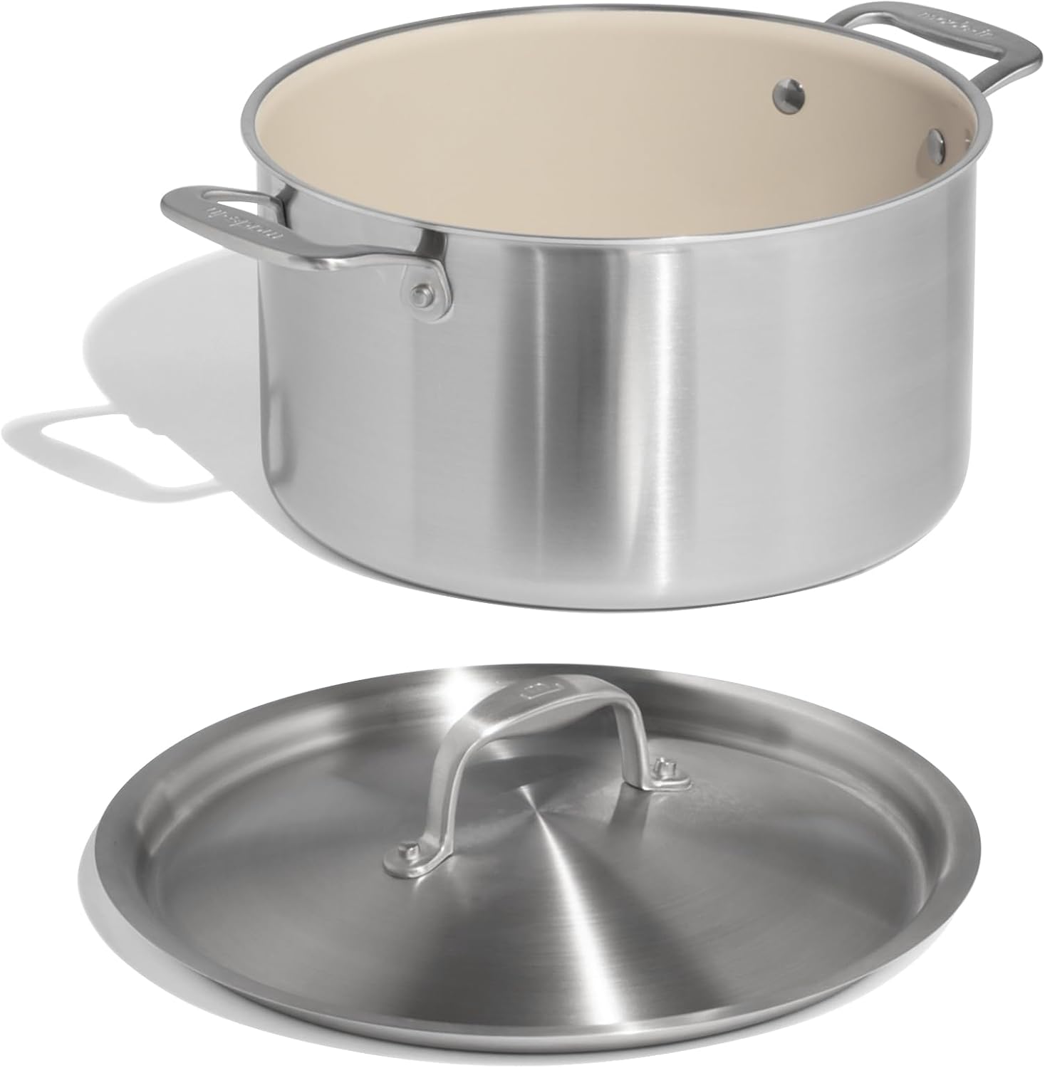 Made In Cookware - 8 QT CeramiClad Non Stick Stock Pot with Lid Thumbnail