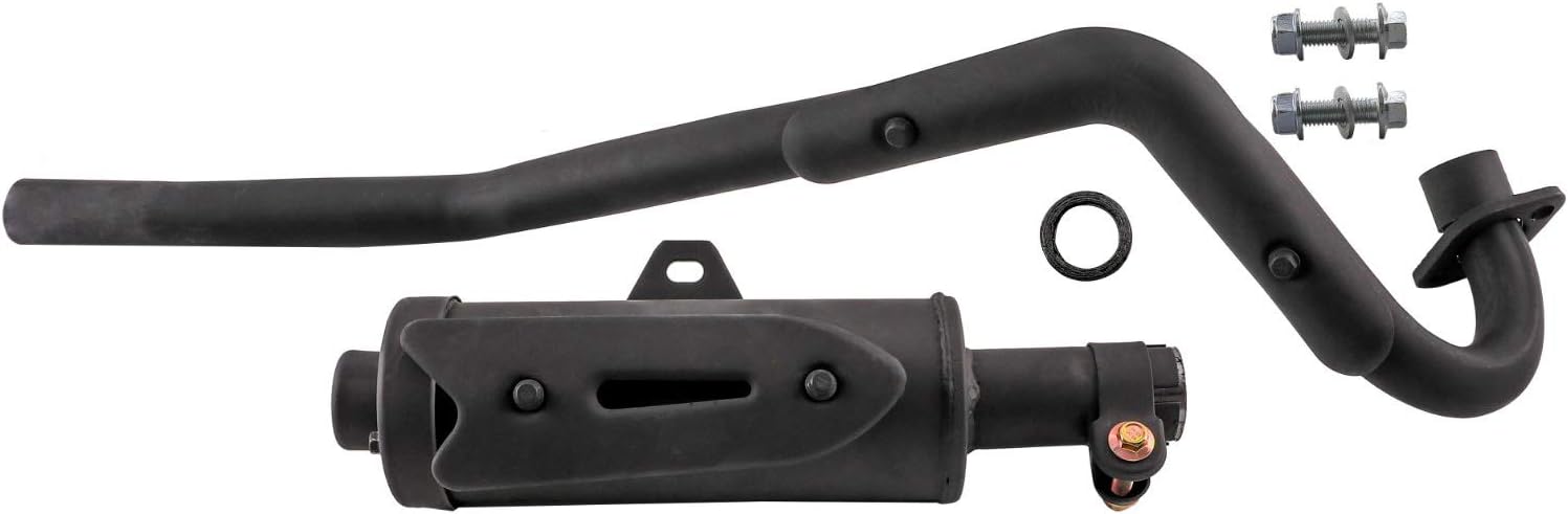 28mm Muffler Exhaust Pipe for ATV Quad Go Kart 50cc 70cc 90cc 110 125cc