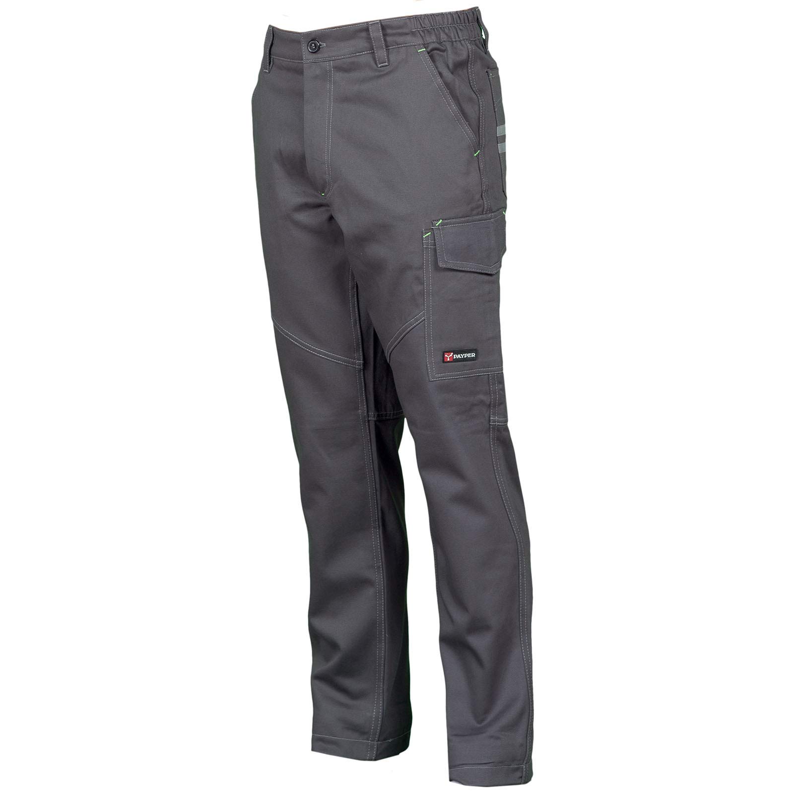 CHEMAGLIETTE! Pantaloni da Lavoro Uomo Cotone Elasticizzato Multi Tasche Payper Worker Stretch