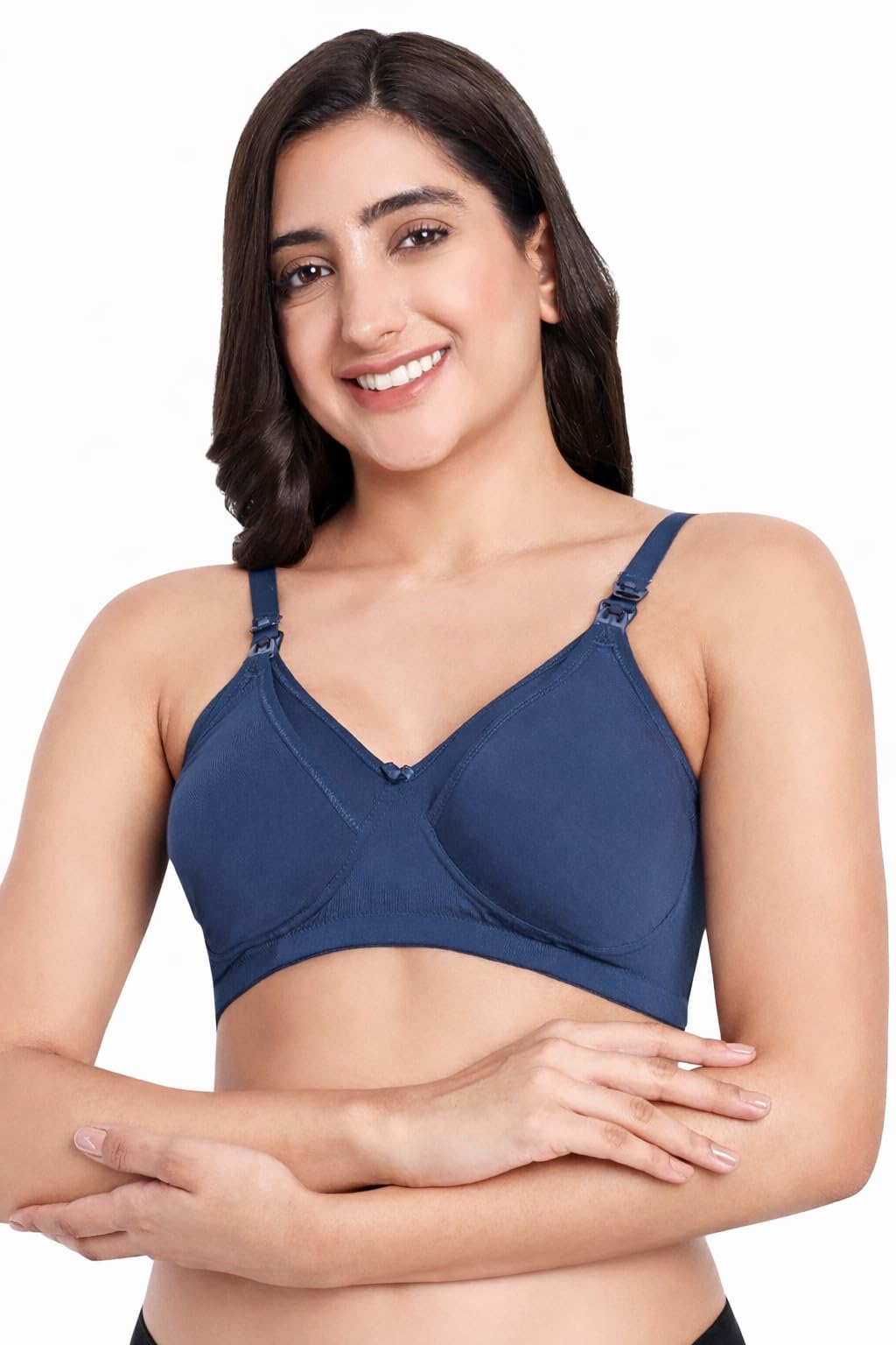 the mama klub Maternity Nursing Bra | Feeding Bra | Nursing Bra for Women | Non Padded Bra for Women | Bamboo Soft Fabric.-picture-15