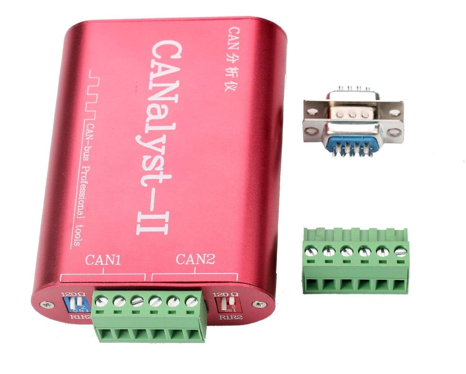 CANalyst-II USB zu CAN Analysator CAN-BUS Konverter Adapter Unterstützen ZLGCANpro
