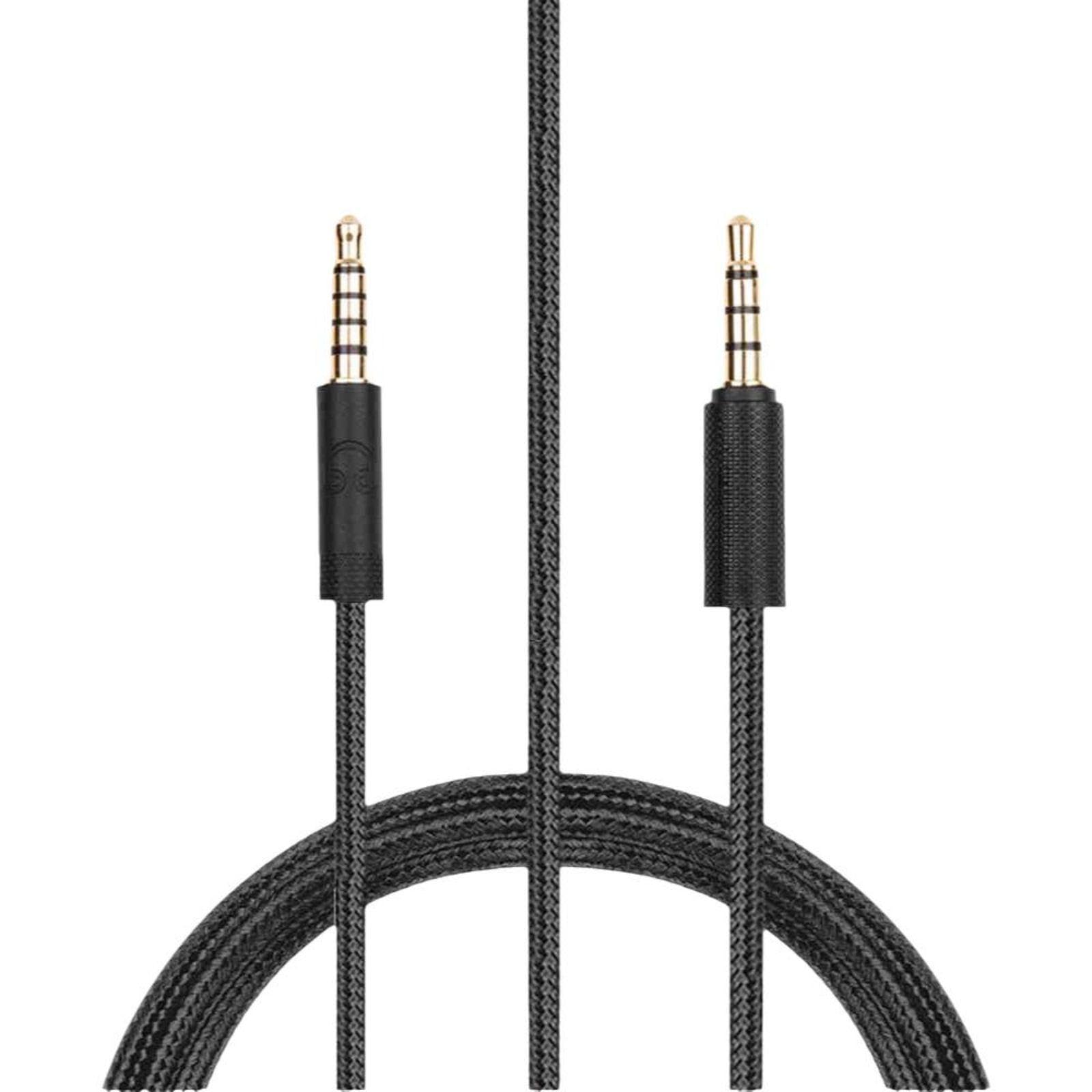 Bnf® Headset Wire Replacement for Gaming Resilient Braided Audio Cord with Inline Microphone Black Simple 200cm | Home & Garden | Furniture | Sofas Loveseats & Chaises-image-5