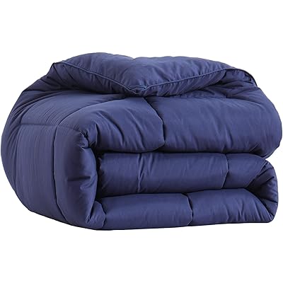 RUIKASI 掛け布団 シングル 冬 かけ布団 オールシーズン ふとん 洗える かけふとん 肌掛け布団 軽量 通気 抗菌防臭 150x210cm ブルー