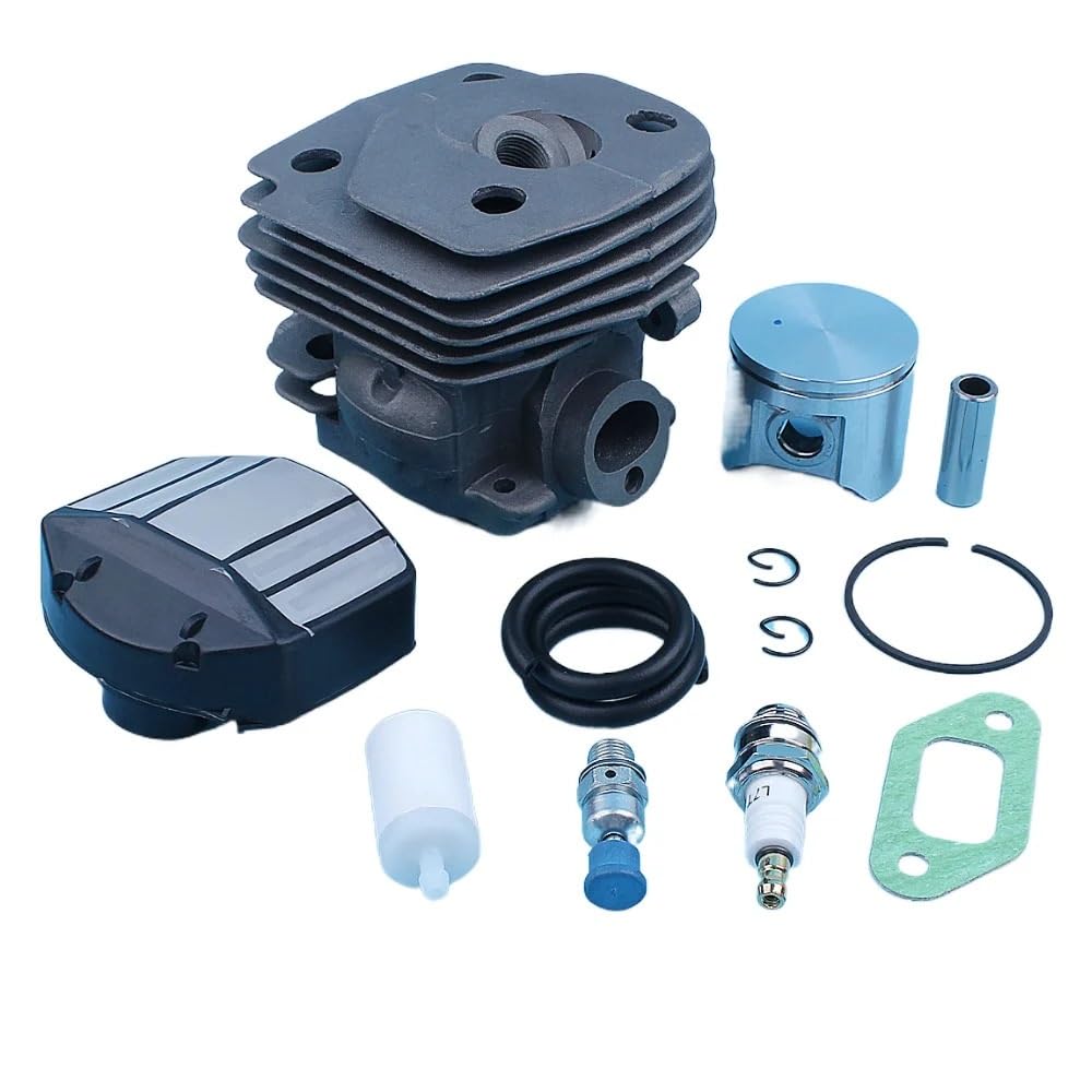 Kit de línea de Gas de Filtro de Combustible y Aire de pistón de Cilindro de 47mm for Motosierra CS 2159 CS 2156 CS2159 CS2156 EPA