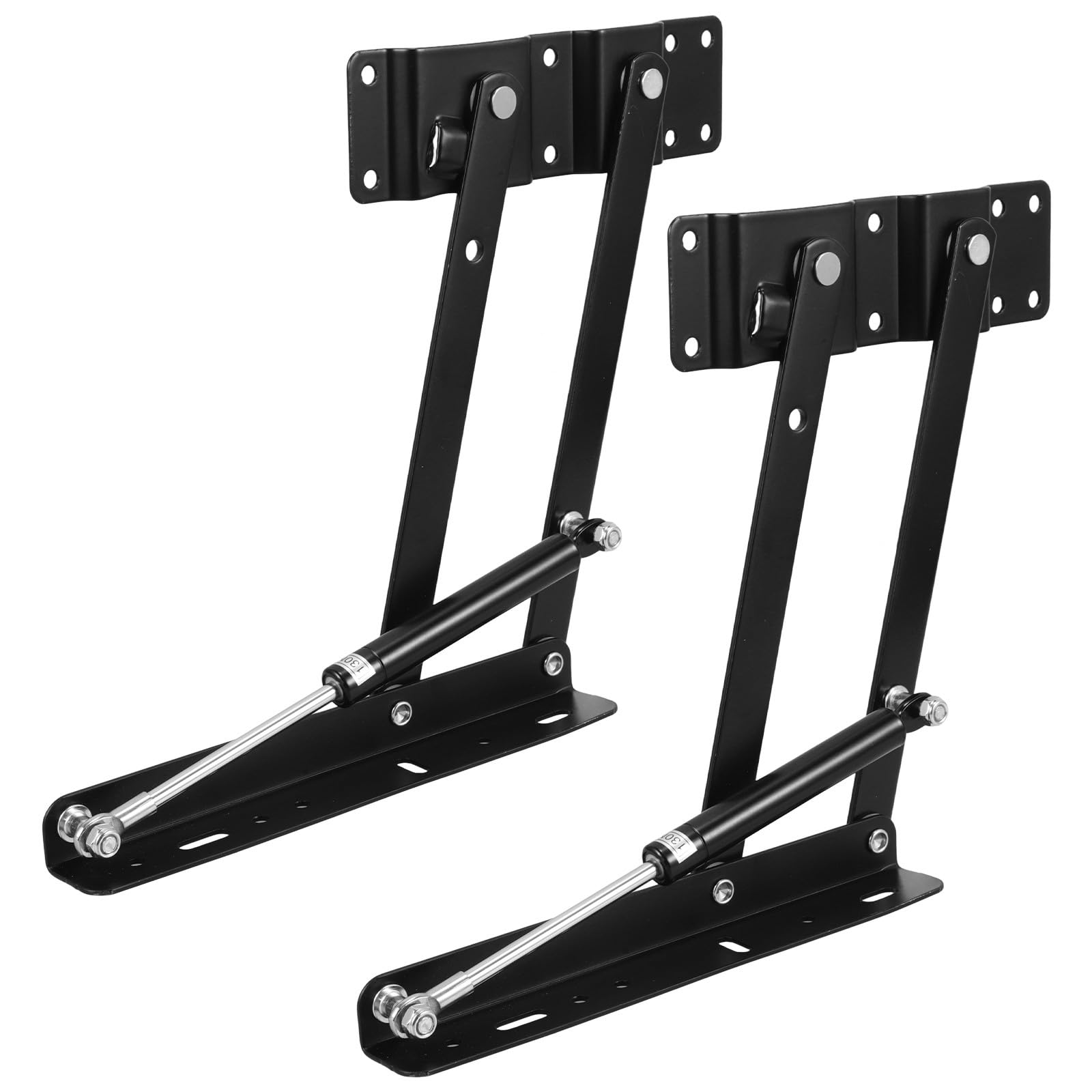 Support pliable pour table à thé en fer noir pour un salon modulable et gain de place