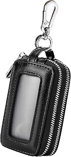 CWYLF Car Key Case for Mercedes-Benz GLB (X247), Unisex Double Zip Key Fob Wallet Accessories Protective Key Box Exquisite Fashionable and Portable