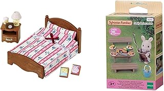 Sylvanian Families - 5019 - Semi Lit Double - Poupées et Accessoires - Sylvanian & Set Barbecue du Pêcheur, 5091, Multicolore, Norme