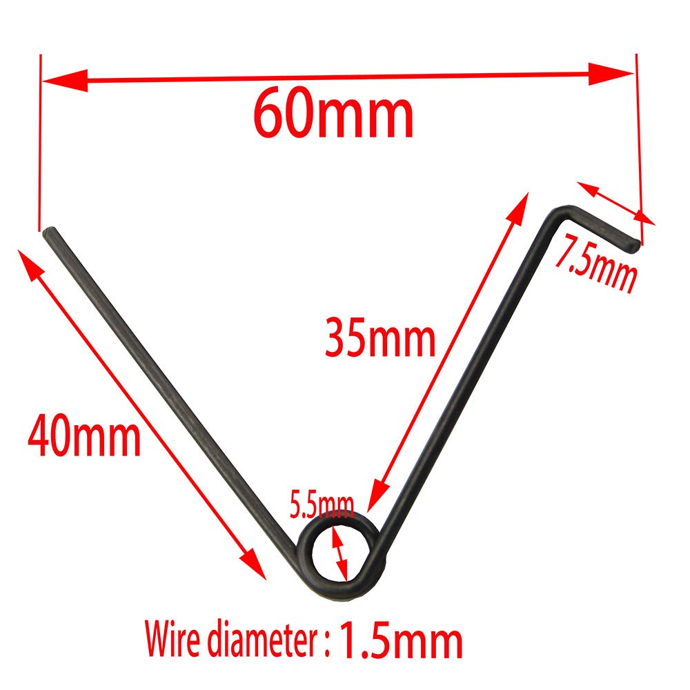 Druckknöpfe 10mm 5 Stück Kajak Paddel Zeltstange Feder Snap Clip Clips Tube Sup Paddel Klemme