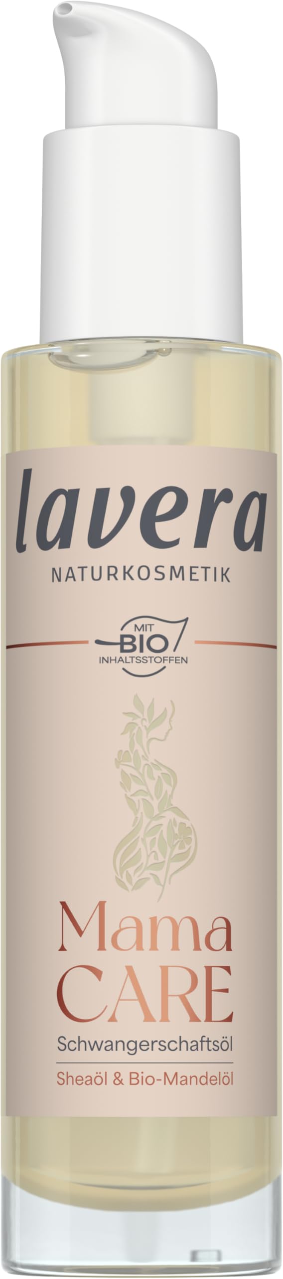 lavera Aceite de embarazo Mama Care 100 ml – Aceite corporal nutritivo para el embarazo y el vientre del bebé – Cuidado intensivo para sentimientos de tensión con aceites naturales – Aceite hidratante