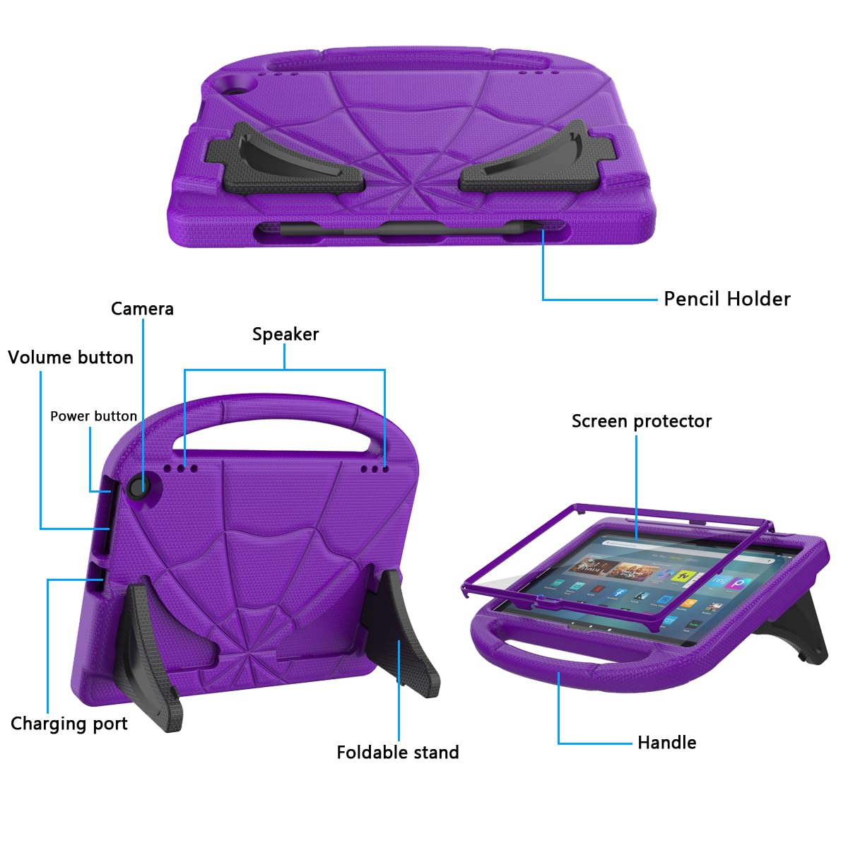 Custodia iPad mini 2024 per Bambini: Cover Ape Verde Antiurto Robusta