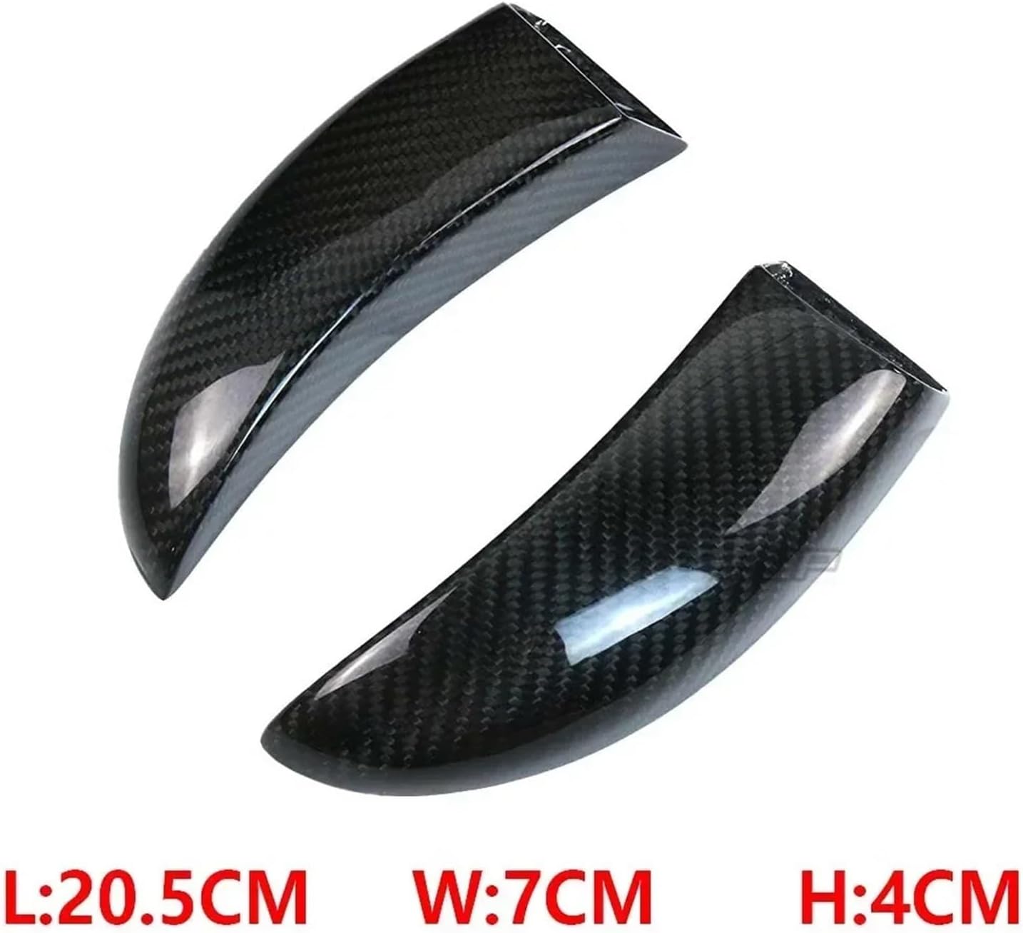 Motorcycle Brake Disk Cooler Air Duct Fit For Ducati Panigale V4S V4R V2 Streetfighter Carbon Fiber Pattern Front Caliper Radiator(Twill weave Glossy)