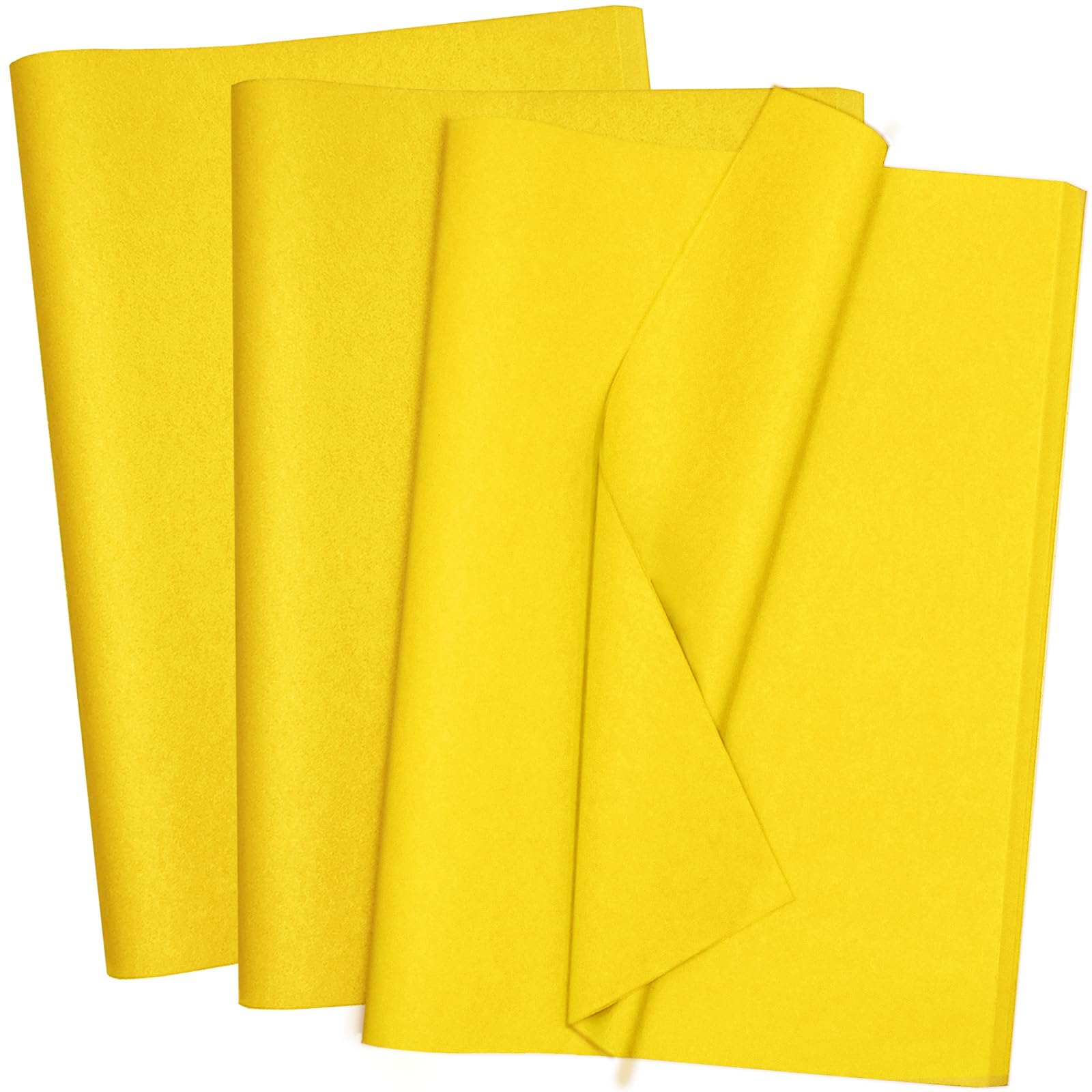 Photo 1 of *** partial missing some sheets ***Jkopsnr 100 Sheets Yellow Tissue Paper 20x14 Inches Tissue Paper for Gift Bags Wrapping Paper Bulk for DIY Crafts Birthday Baby Shower Festival Holidays Decorative