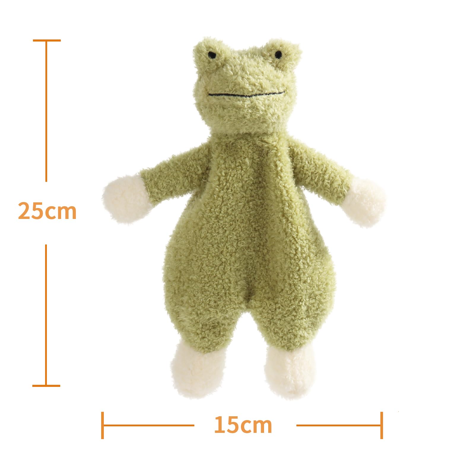 Apricot Lamb - Schlaf-gut-Frosh - Manta de Peluche Arrullo para Bebés Recién Nacidos - Suave y Lavable - 25 cm