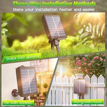 LITOHOM Solar Festoon Lights Outdoor,9.6M/31.5FT S14 Solar String Lights Outdoor,20 Shatterproof Bulbs Garden Outdoor Lights,IP65 Waterproof,Personalized for Patio Balcony Backyard Party Decor [Energy Class G]