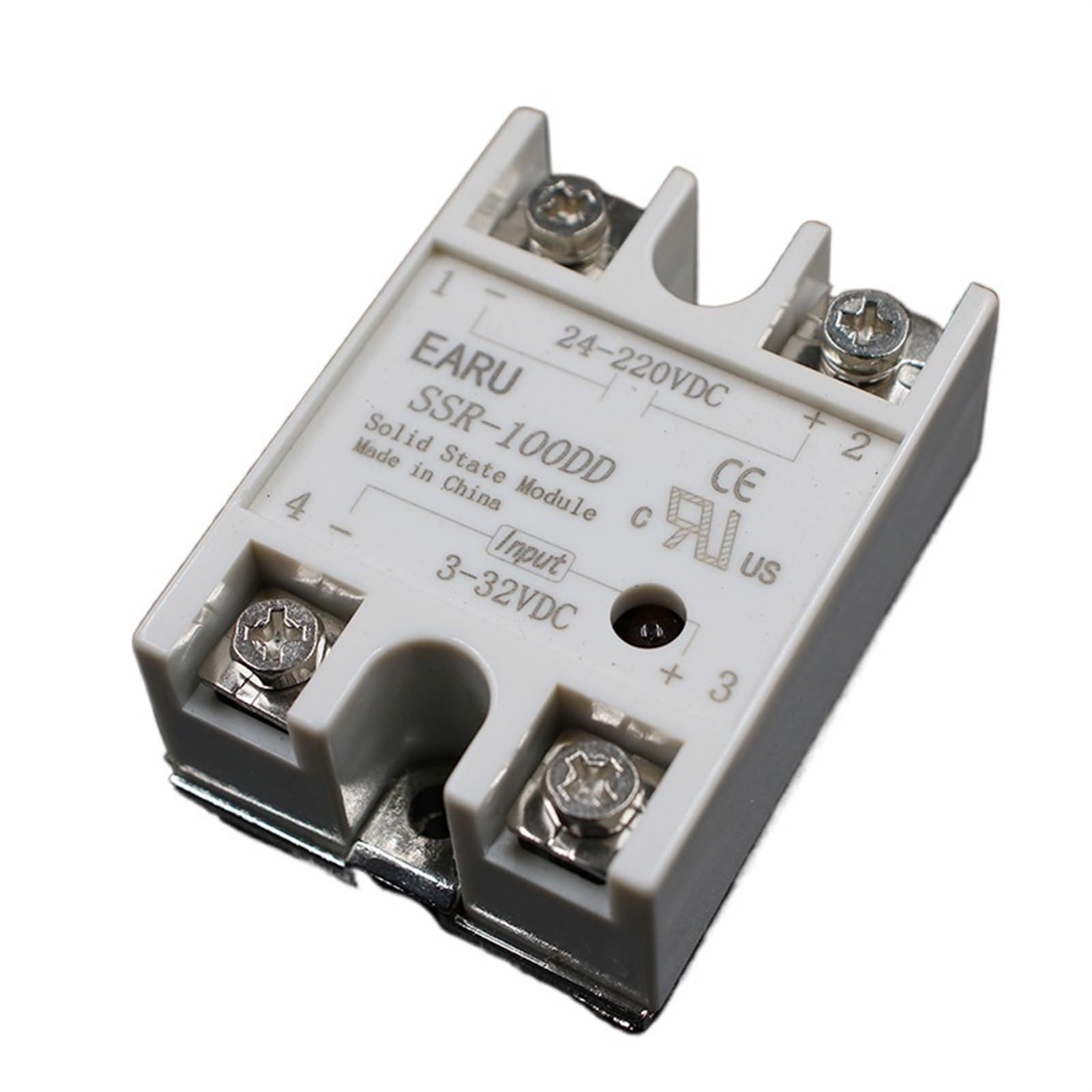 WBNFFUCYU 1 pcs Solid State Relay SSR-100DD 100A 3-32V DC Input to 24-220V SSR 100DD SSR-100 DD