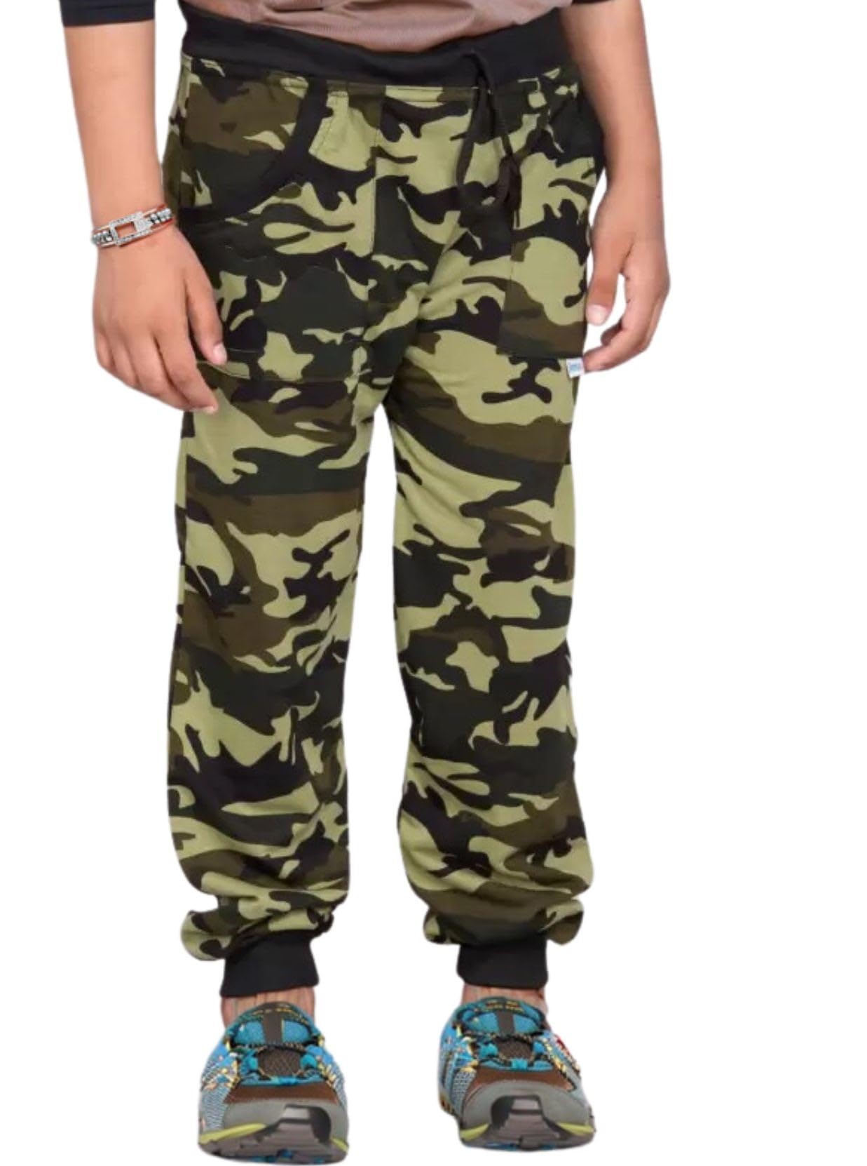 Boys Cotton Hosiery Military Track Pant Lower – Camouflage Joggers for Boys (2 to 16 Years)-picture-11