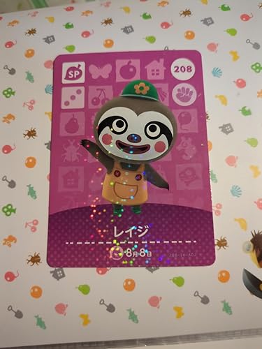 Amazon.co.jp: どうぶつの森 amiiboカード 第3弾 【208】 レイジ SP