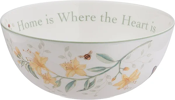 Lenox Butterfly Meadow "Home Is Where The Heart Is" Serving Bowl
