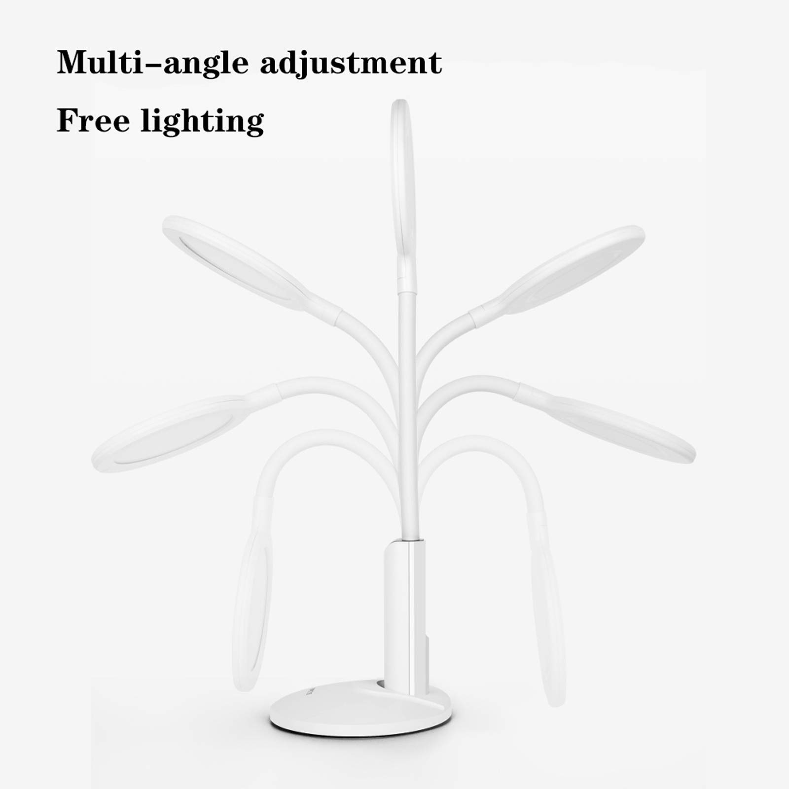 Lampada da Scrivania Lampada da tavolo a LED, lampada da ufficio dimmerabile con porta di ricarica USB Controllo tattile a 6 velocità lampada di lettura di dimming a 6 velocità, luce bianca calda Lamp