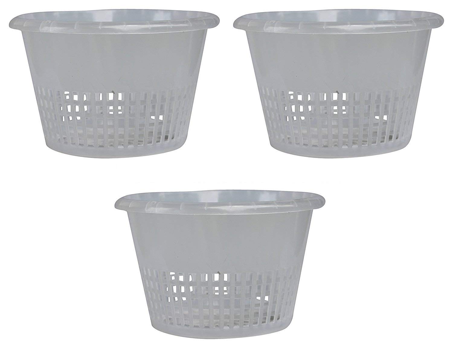 KOLKATA ORCHID ONLINE Plastic 8-inch Orchid/Hydroponics Clear Pot, Set of 3 (B07C31D2PZ) Amazon Price History, Amazon Price Tracker