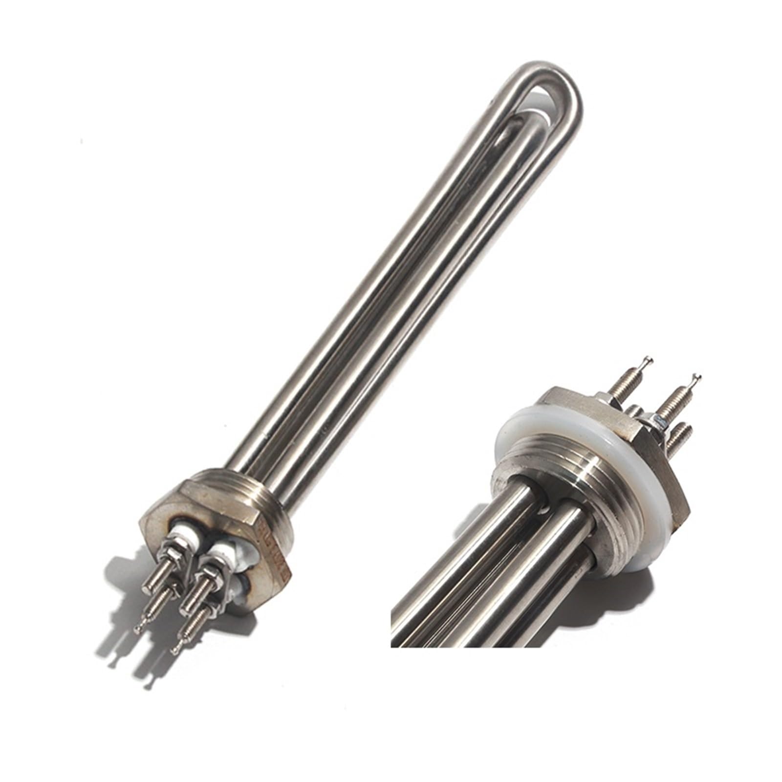 Calentador de agua inmersión, elemento calefactor 12V, 1 pulgada, DN25/32mm, 100W, 200W, 300W, 400W, 600W, tubo Tubular, Uds(12V 100W)