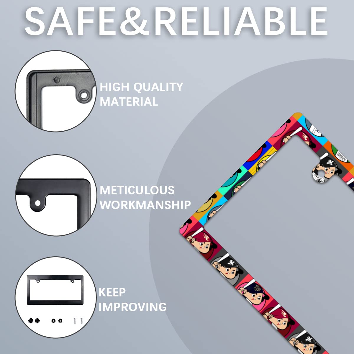 Amazon.co.jp: ナンバープレートフレーム カープ坊や 広島東洋カープ