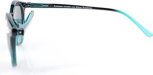 Miniatura 3 de Eyekepper Gafas de sol bifocales redondas con bisagras de resorte estilo agujero clave lectura bajo el sol lectores de lentes tintadas