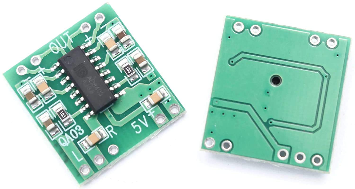 Electronic spices 2Pcs PAM8403 Mini 2 Channel 3W Stereo Class D Audio Power Amplifier Module Board (B08PQQCX4S) Amazon Price History, Amazon Price Tracker