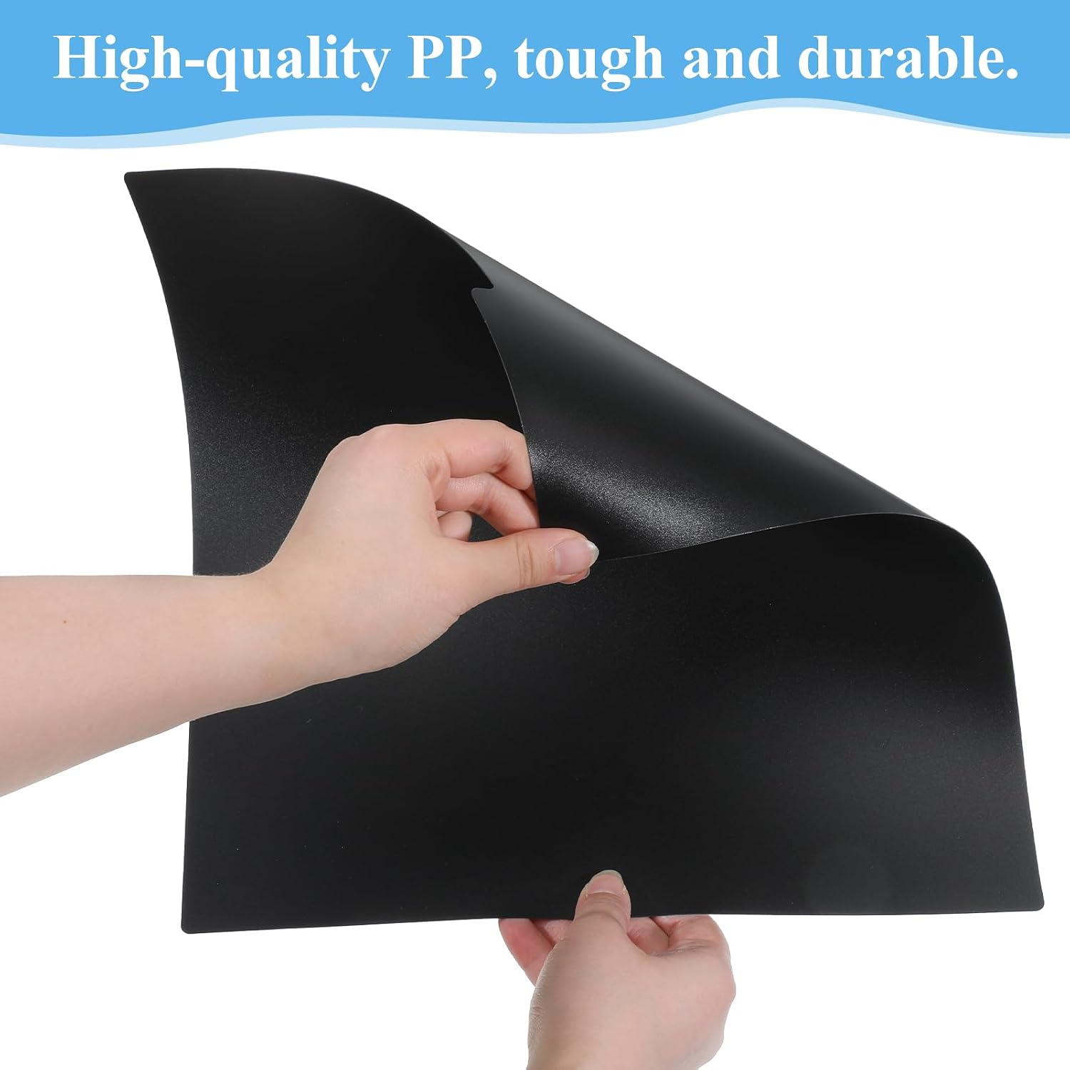 25PCS Vinyl Record Dividers 12 Inches Divider with A-Z Stickers Plastic Vinyl Record Divider for Records, Books & Collectibles, Black, 12.5 x 13.5 Inch image 3