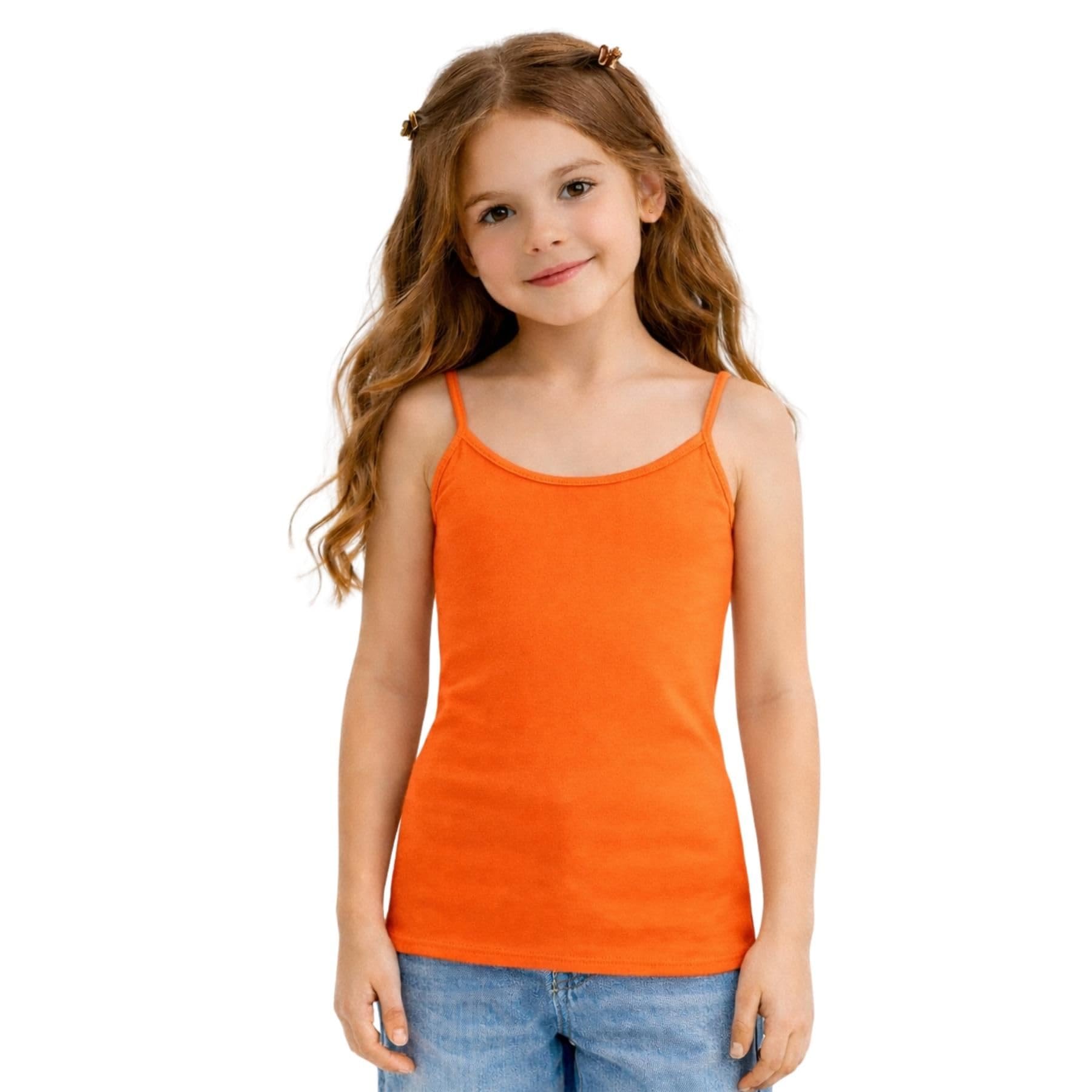 Janisramone® Paquete de 3 camisetas sin mangas con tirantes delgados para niñas, chalecos de verano sin mangas, capa base ligera, camiseta sin mangas para entrenamiento, camiseta de tirantes lisos