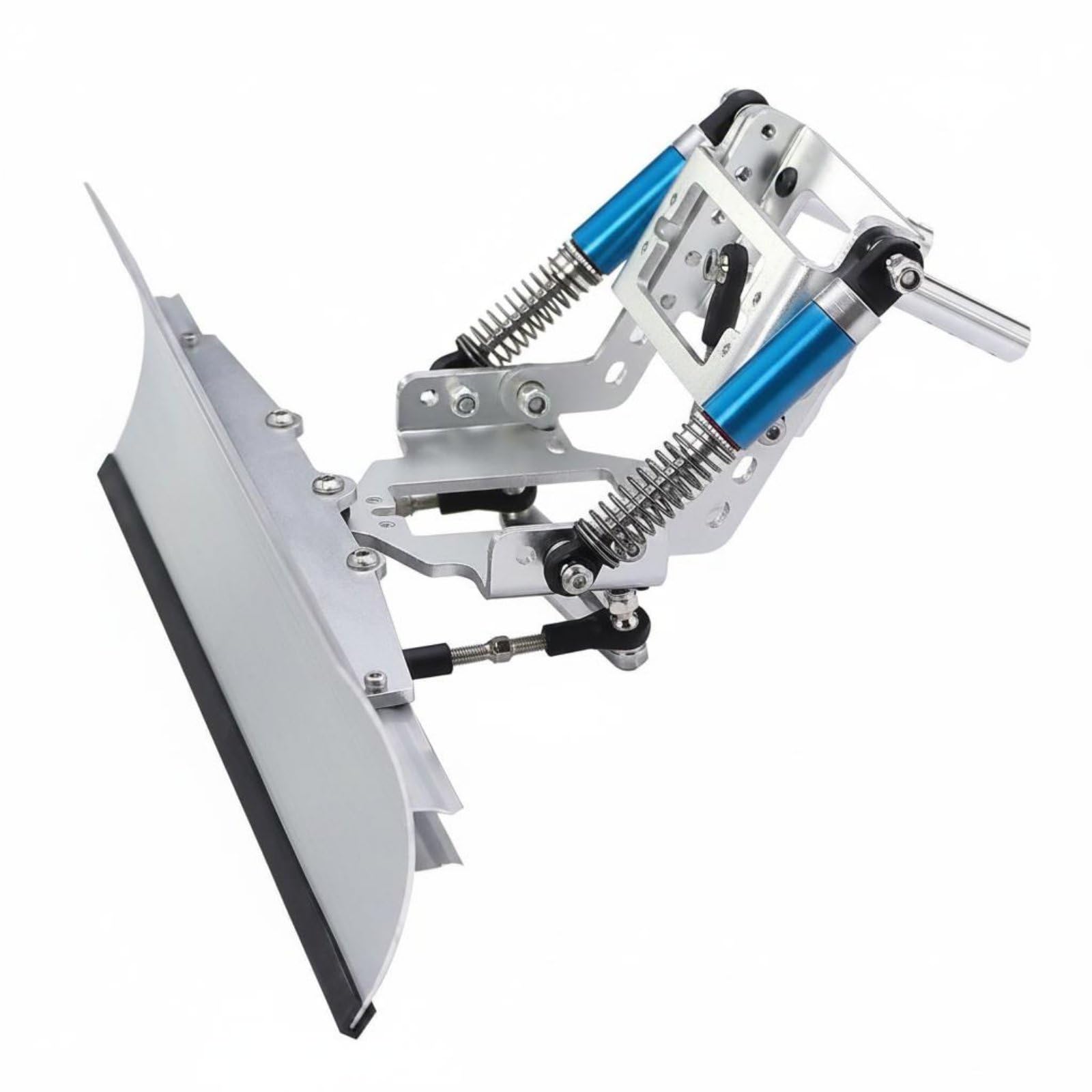 Pala de Nieve para Crawler RC de Metal con Espaciado Regulable y Fácil Instalación para Aficionados al Modelismo Diversión en Nieve Juegos de Arena Estilo Todoterreno, Plateado