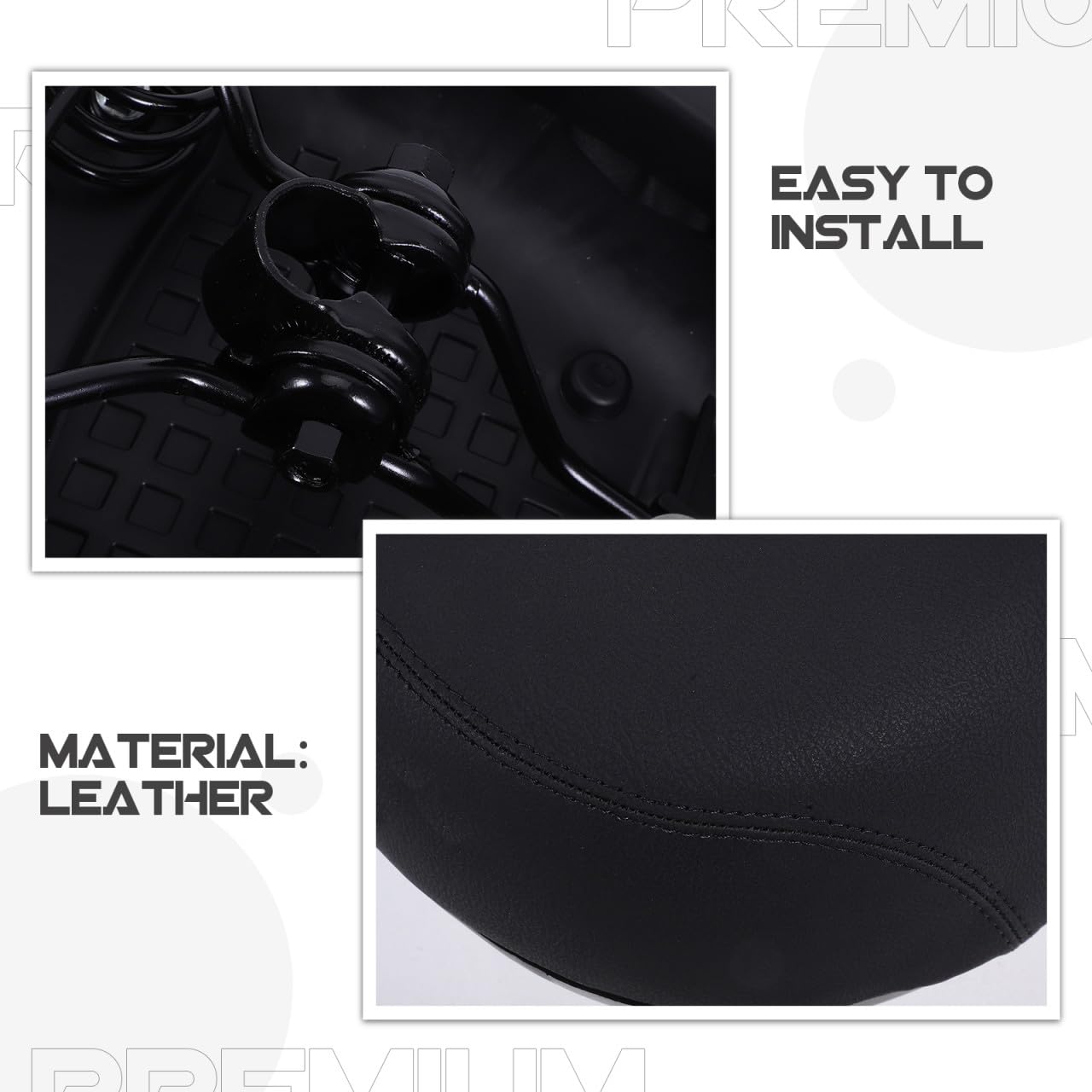 TOYANDONA Cuscino Sedile per Bicicletta Elettrica Morbido e Ammortizzante Coprisella Ergonomico per Mountain Bike Strada e Triciclo Protezione Antishock e Comfort Prolungato