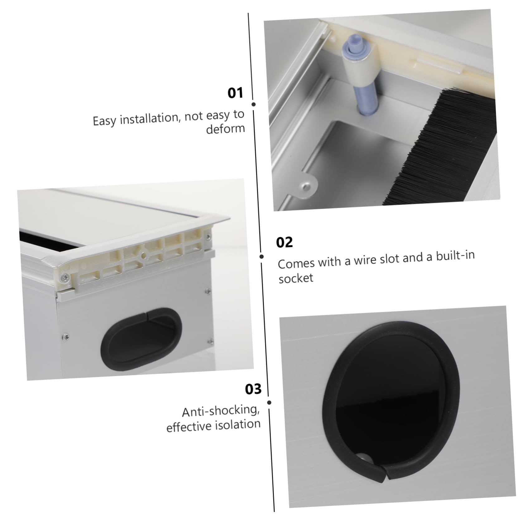 Kabelmanagementbox aus Aluminiumlegierung für Netzwerk Hub und Ladegerät