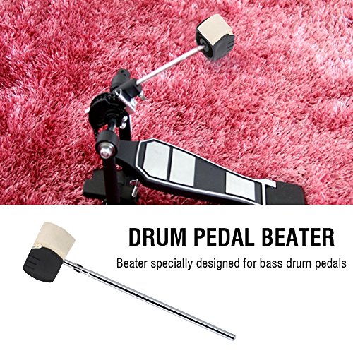 Dilwe Drum Pedal Beater, baqueta para pedal de bombo con mango de fieltro, accesorio de percusión miniatura 3