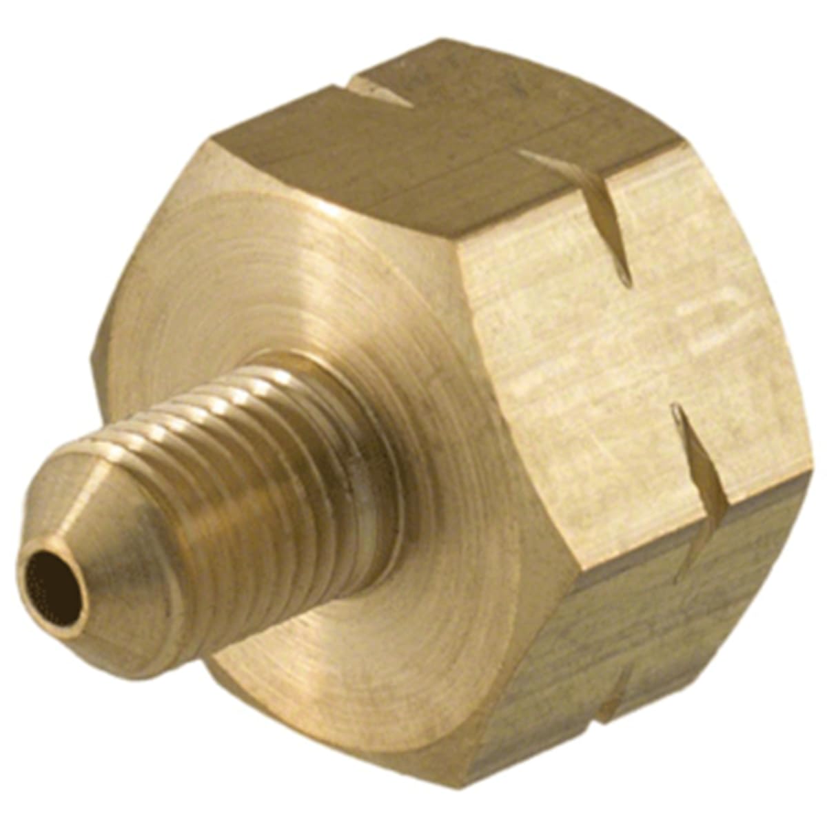 Gar - riduzione adattatore per bombola gas refrigerante r32 - passo sinistro uscita 1/4'' sae