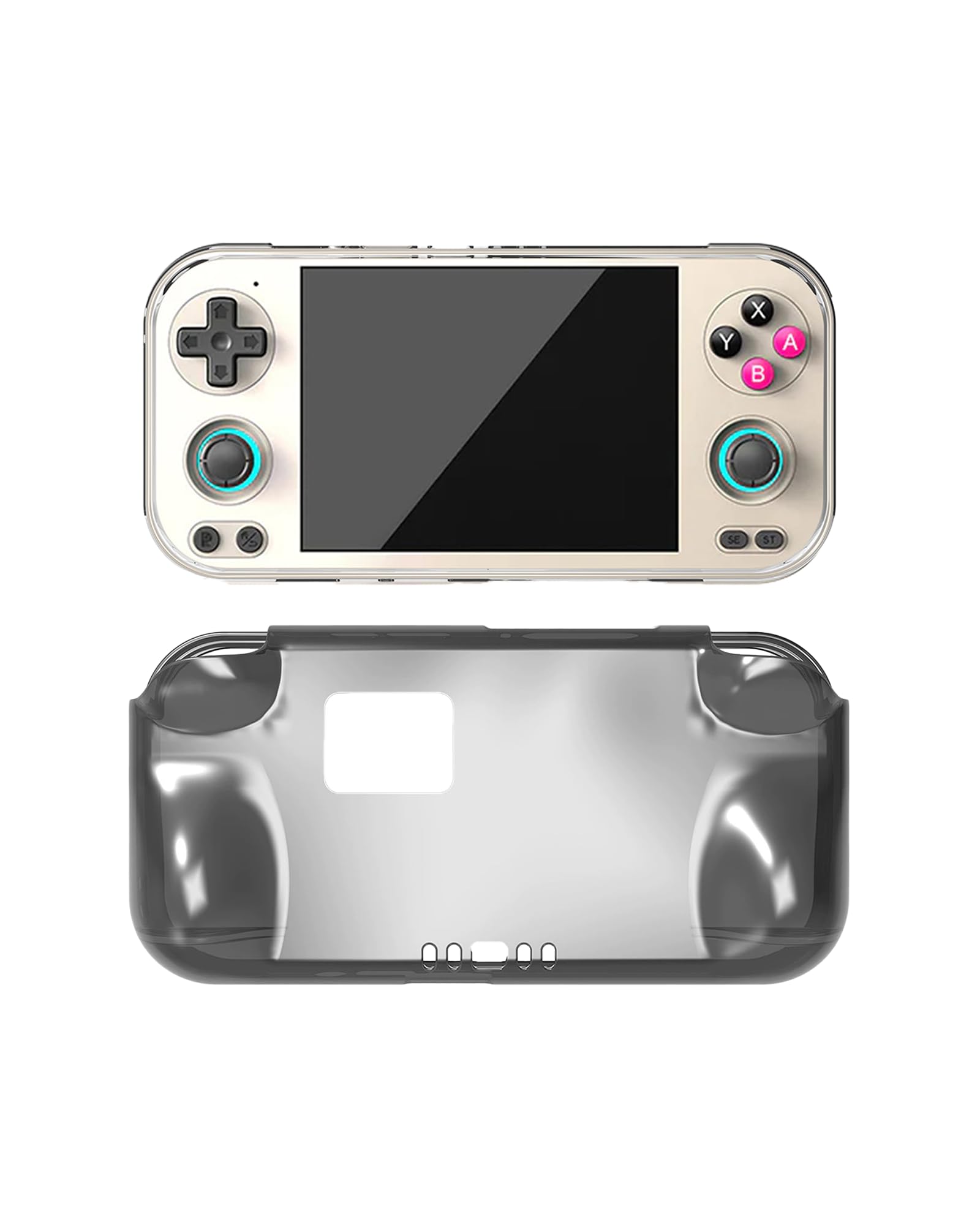 Custodia per console palmare Anbernic RG476h / RG 476H, materiale TPU resistente ed ecologico, ritagli precisi, resistente agli urti, trasparente