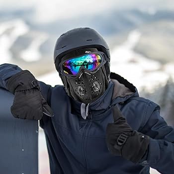 ROCKBROS Thermal Balaclava Ski Mask Windproof 3D Design Breathable