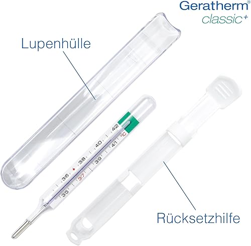 Miniatura 6 de Termómetro analógico, Geratherm Classic XL. Resultados de medición fáciles de leer gracias a la caja de aumento