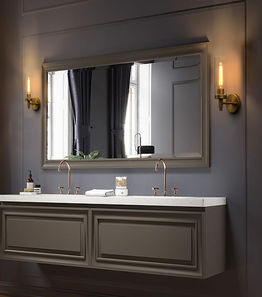 Phansthy Rustic Industrial Wall Sconce Light with 3.14