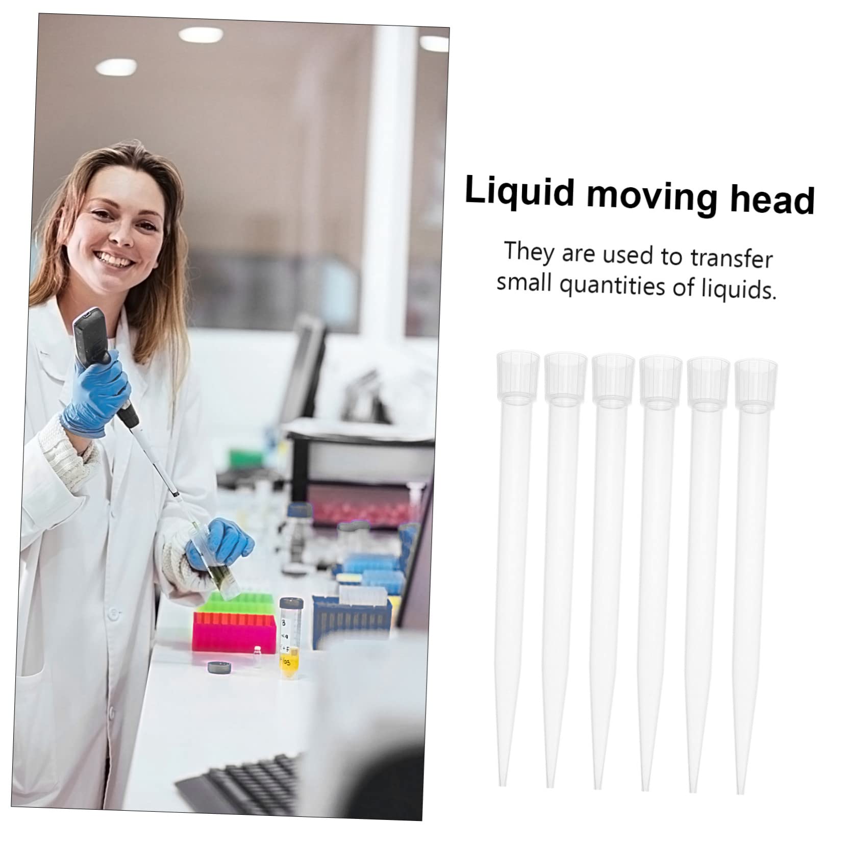 OSOLADY 300pcs Pipette Tips Droppers Liquid Dropper Dispenser Tip Micro Pipette Tip Experiment Supplies Pipettes Clear Straw Liquid Pipette Pipettor Tips for Pipette Tip Medicine Dropper