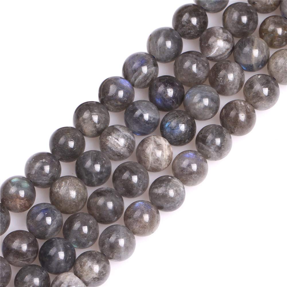Gem-Inside Create Your Own Fashion Labradorite Gem-Inside Natural 8Mm Round Gemstone Semi Precious Loose Beads For Jewellery Making 15''