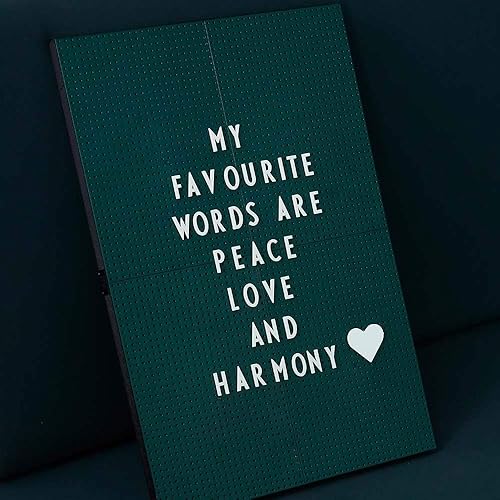 Miniatura 3 de Design Letters Tablero de letras de fieltro  Tablero de mensajes A4  Tablero de letras intercambiable para uso diario  Uso como tablero de menú en