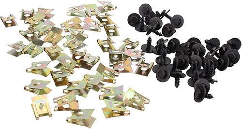 Miniatura 5 de 40 clips de fijación de automóvil tipo U, clip de montaje de tuerca, clips de tuerca en U, cierre de junta, retenedor de parachoques de guardabarros