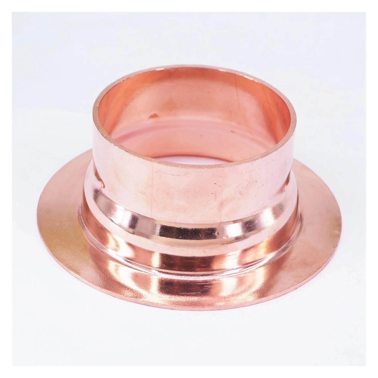 LHAOEEEYG I.D 133mm End Feed Copper Insert Liner Pipe Fitting with Flange Air Conditioner Refrigerator Chiller Plant
