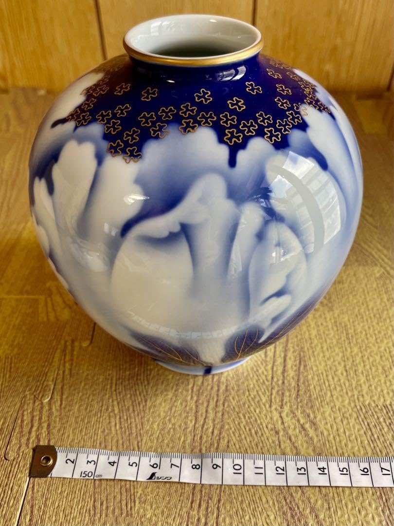 Amazon.co.jp: 箱無し 深川焼 花瓶＆灰皿セット : ホーム＆キッチン
